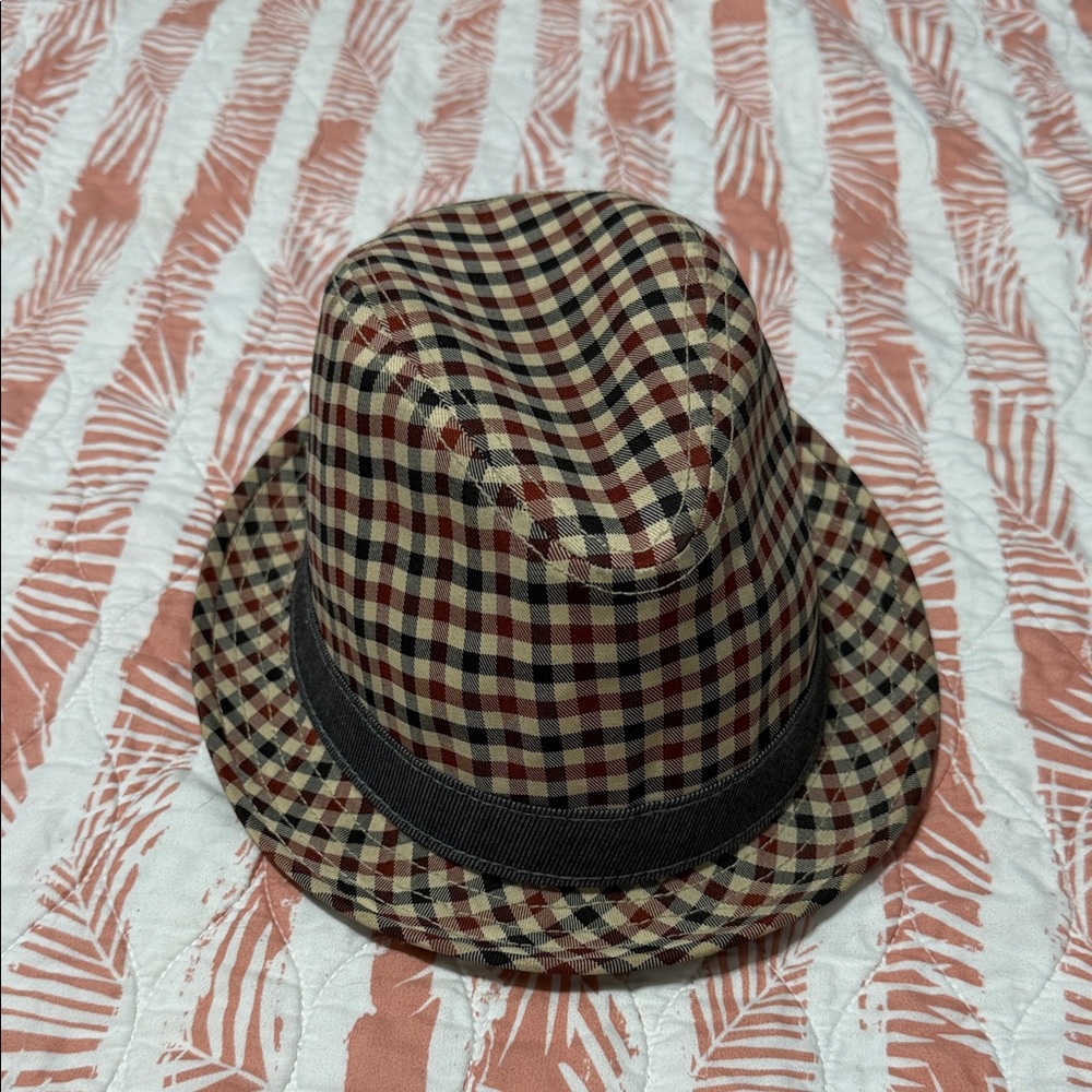 Checkered Fedora Hat